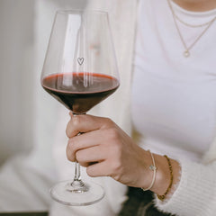 "Heart" Wine Glass
