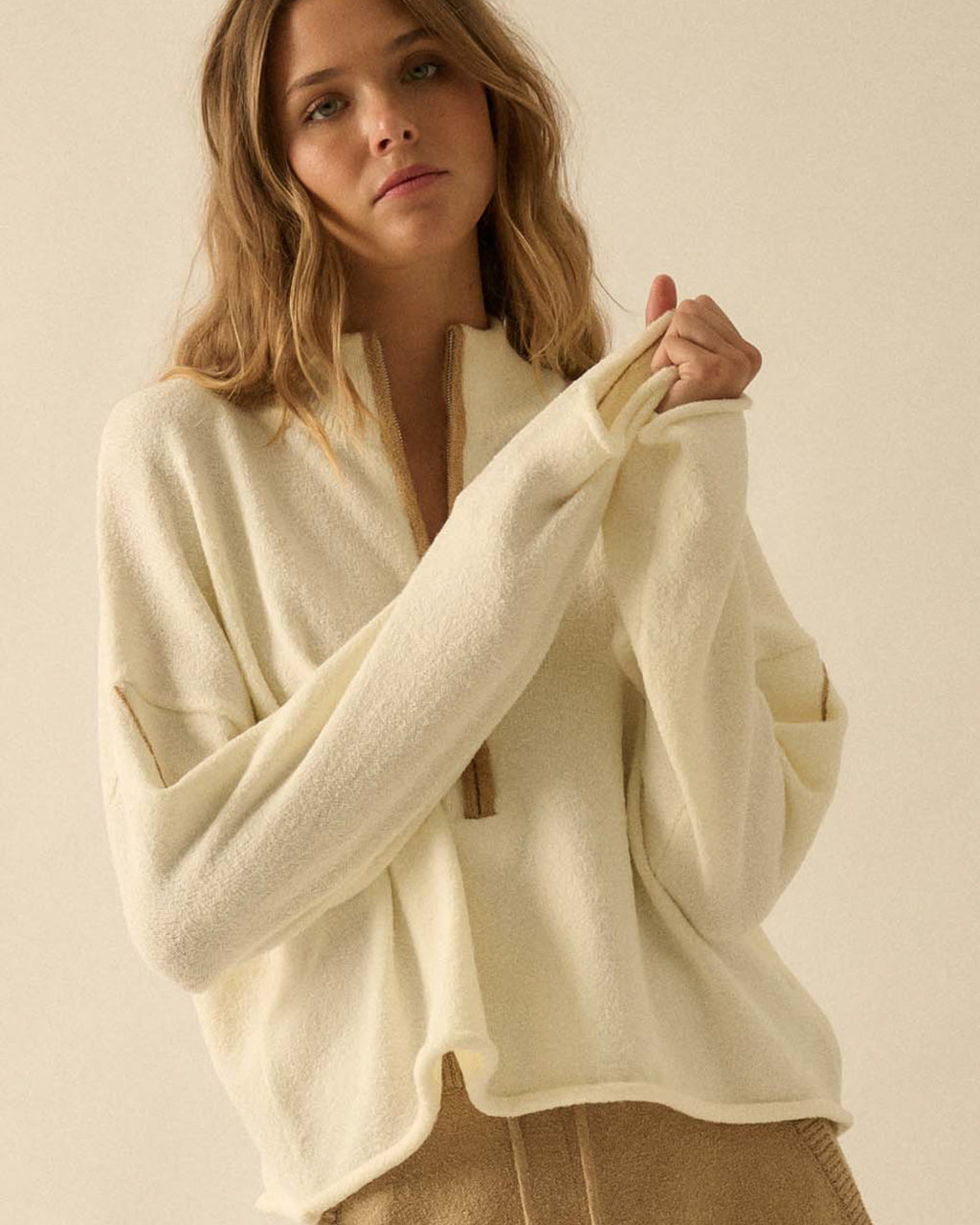 Slow Start Half-Zip Sweater