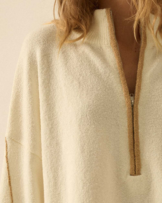 Slow Start Half-Zip Sweater