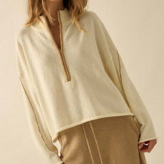 Slow Start Half-Zip Sweater