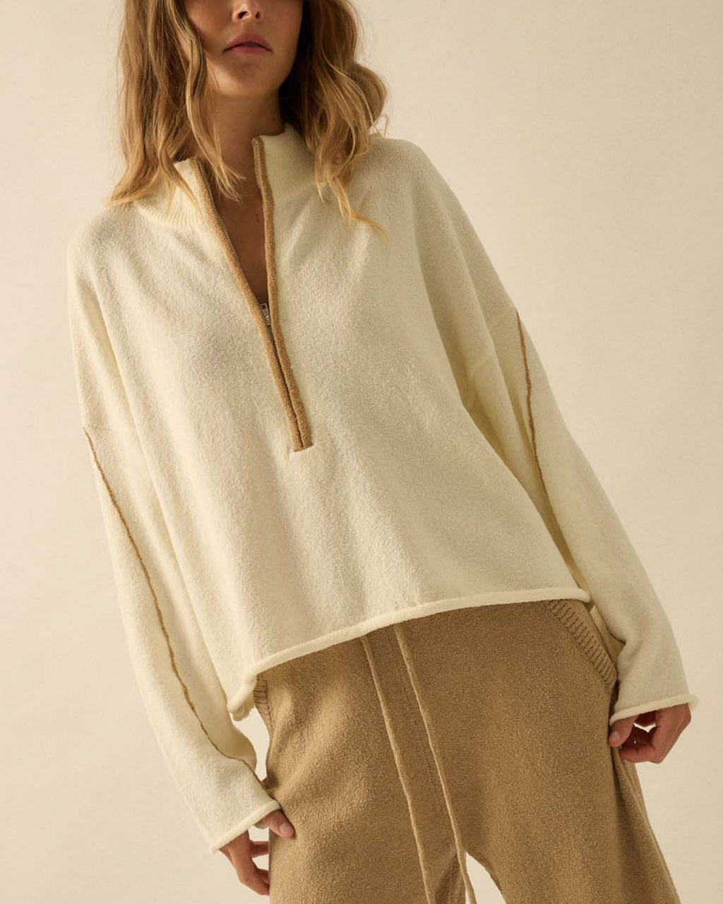 Slow Start Half-Zip Sweater