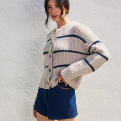 Harbor Stripe Cardigan