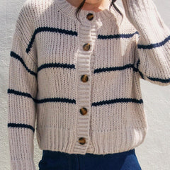 Harbor Stripe Cardigan