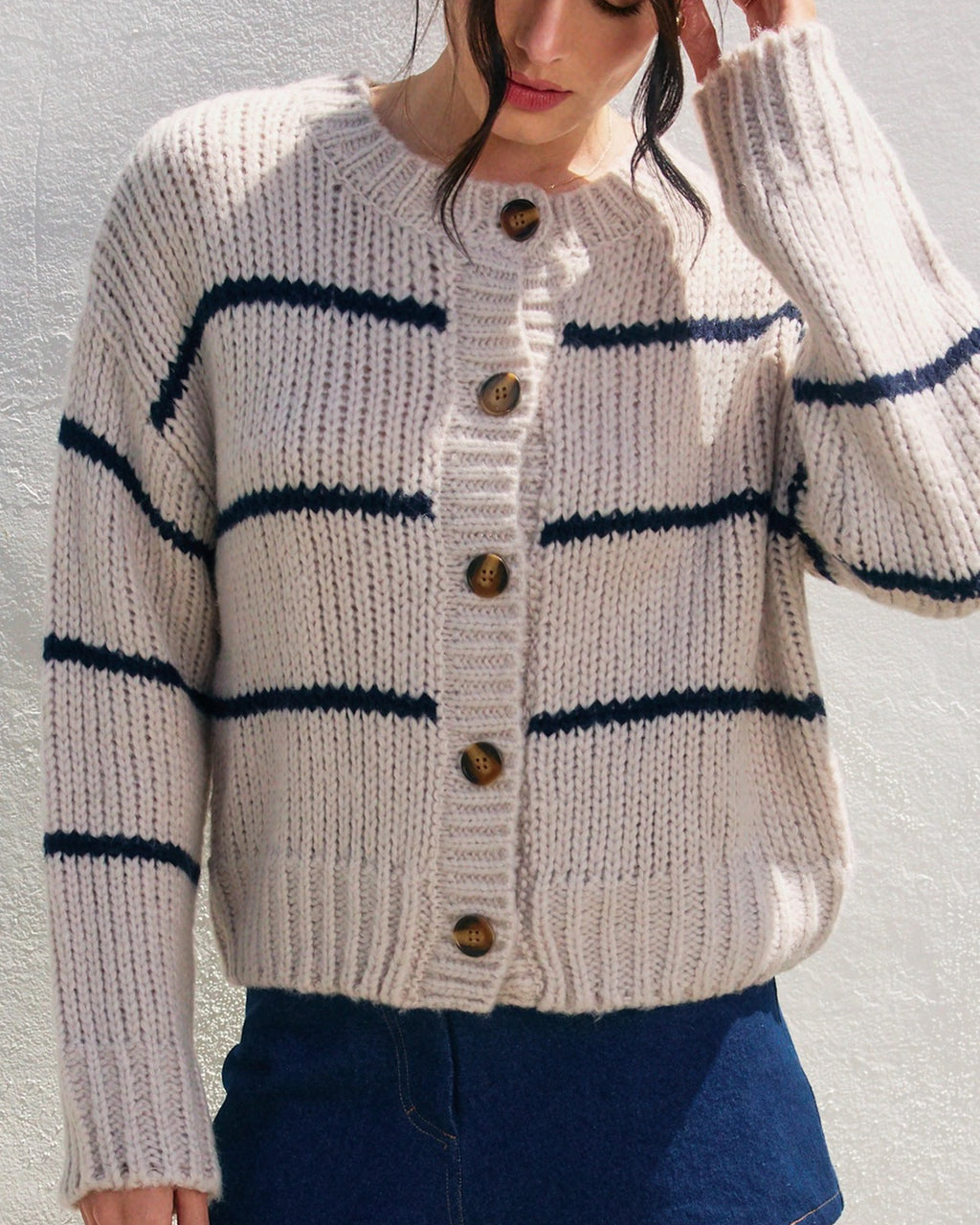 Harbor Stripe Cardigan