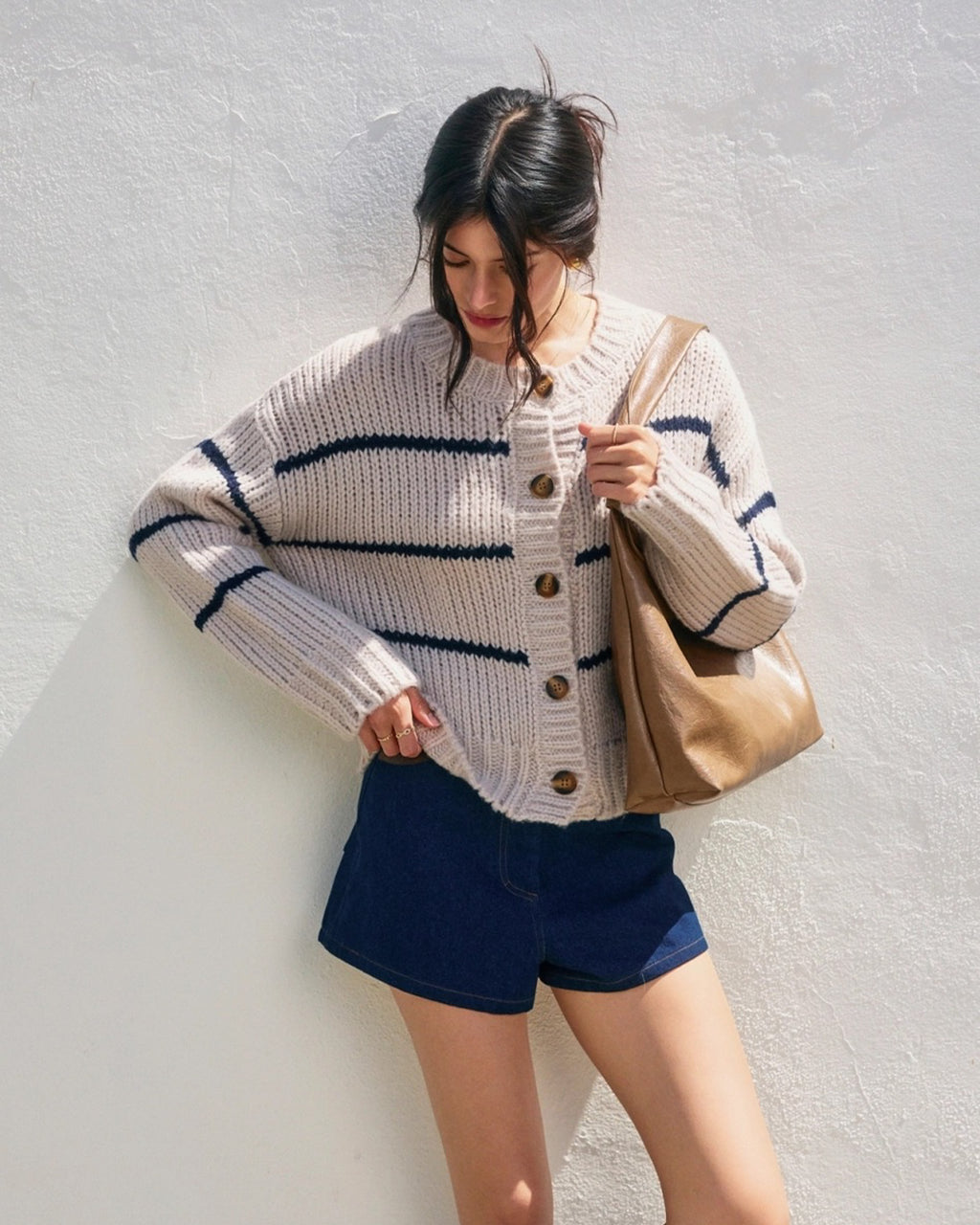 Harbor Stripe Cardigan
