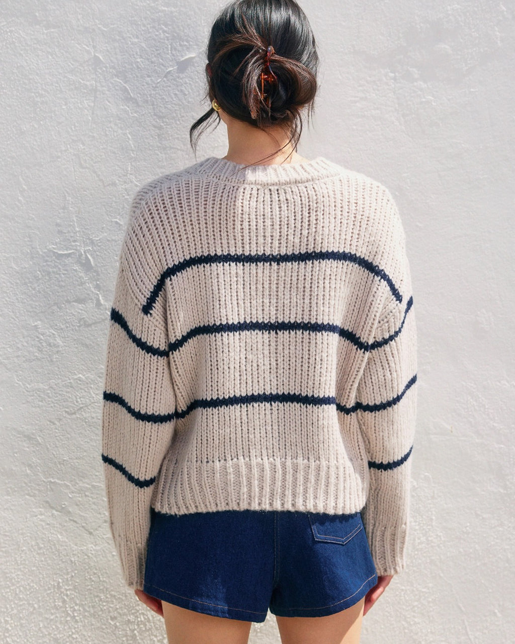 Harbor Stripe Cardigan