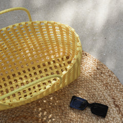 Woven Plastic Tote Bag
