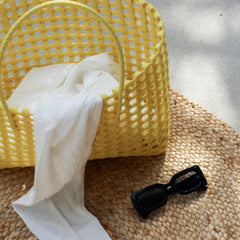 Woven Plastic Tote Bag