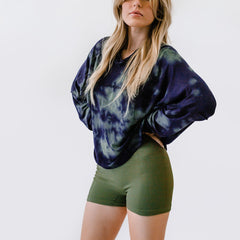 People of Leisure Recycled Hoodie | Marbled Navy