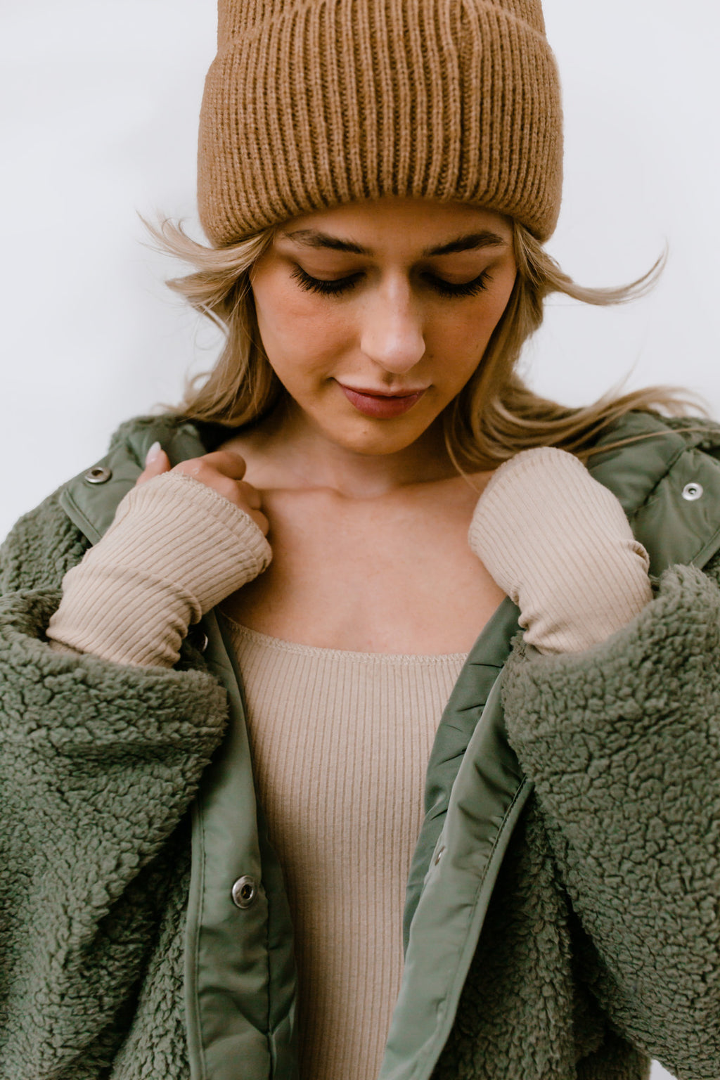 Scenic Route Hooded Fleece Jacket | Olive