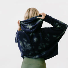 People of Leisure Recycled Hoodie | Marbled Navy