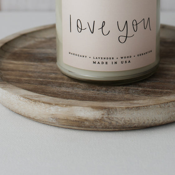 Love You Soy Candle