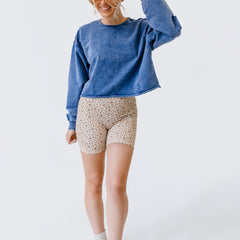 People of Leisure Organic Cotton Sweatshirt  | Denim